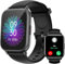 PULSE® Smartwatch für Herren Damen mit Bluetooth Anrufen - 1,85 HD Smartwatch mit 112 Modi - Schrittzähler, Herzfrequenzmesser, Sauerstoffmesser - Wasserdicht IP68 - Kompatibel mit iPhone & Android