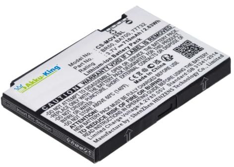 Akku-King Akku kompatibel mit Motorola BA700, BR50 - Li-Ion 710mAh - für RAZR V3, RAZR V3i, Pebl U6, Flip P, V3xx