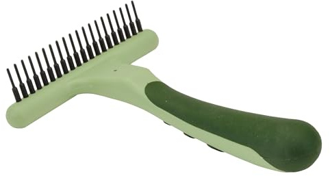 Coastal Pet - Safari Dog Undercoat Rake - Dog Grooming Rake - Gentle Dematting Comb for Dogs - Effective Deshedding Comb - Pet Grooming Tools - Single Row