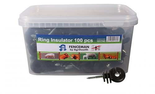 Fenceman Electric Fence Ring Insulator Pack Of 100