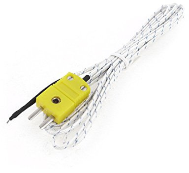 Sourcingmap 2M Cable K Type Male Plug Temperature Sensor Thermocouple -50C-200C