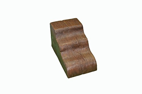 Ménsula para viga de poliuretano 30x17x18cm - Nogal Oscuro