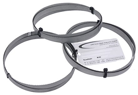 SMI Lot de 3 lames de scie à ruban bi-métal M42 - Dimensions : 1435 x 13 x 0,65 mm - 10/14 dents par pouce - Pour ruban Güde MBS 125 V