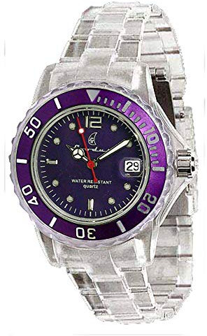 Exodus PT-381 OROLOGIO UOMO TRASPARENTE IN POLICARBONATO (Viola)