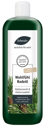 Saunabedarf Schneider - Wohlfühlbad Edeltanne, nicht schäumend, Muskelentspannung 1000ml