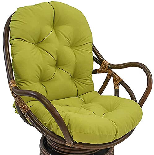 TMXK Cojines Papasan Silla para Mecedora Jardin Exterior Cojin Balancin Sillas Terraza Respaldo Sillon Tumbona Cojin Columpio Sofa Sillones Funda Colchoneta 120 x 60cm (Sin Silla)
