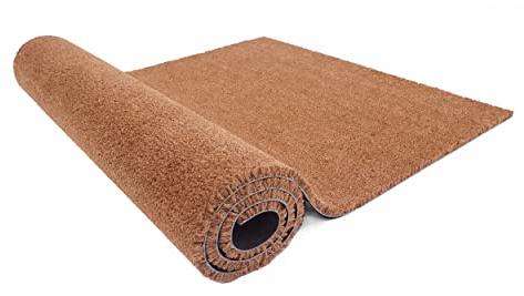 Carpido Felpudo Coco 160x100 cm Muy Resistente - 16mm Coco Estera Natural Antibacteriano - Felpudo rascador Estera Antipolvo Respetuoso con el Medio Ambiente