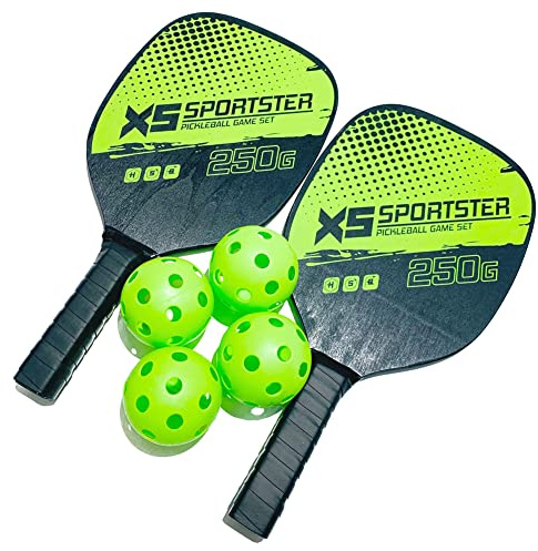 KOCAN Pickleball Racket Set - 2 Rackets and 4 Balls