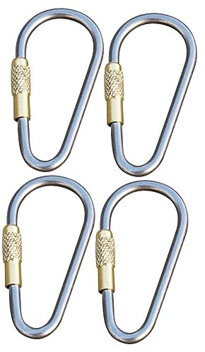 Toddmomy 4stücke Outdoor Karabiner Aus Titanlegierung Hochleistungs-Buckle Für Camping Klettern Und Schlüsselanhänger Leicht Robust Und Langlebig Für Rucksack Und -ausrüstung