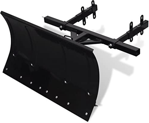 Tidyard Schneepflug für Schneefräsen Schneeschieber Schneeschild Räumschild Schneeschaufel 80x44 cm