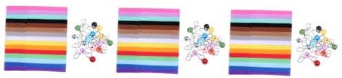 Sosoport 3 Sets Verstellbar 15 Farben Plüsch-hundehalsband Mit Id-bändern Glöckchen Bequemes Welpenhalsband 15 Stück X 3
