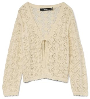 VERO MODA VMNEWVERENA 3/4 V-hals cardigan Boo, Björk, S