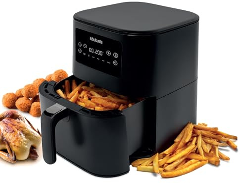 Brabantia Friteuse à Air Chaud XXL, 5,7 Litres, 1700 Watts