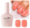 Imtiti Smalto per unghie corallo, 1 pezzo di smalto gel UV LED arancione corallo, lunga durata, nail art manicure fai da te a casa per la primavera e l'estate (10ML-955)