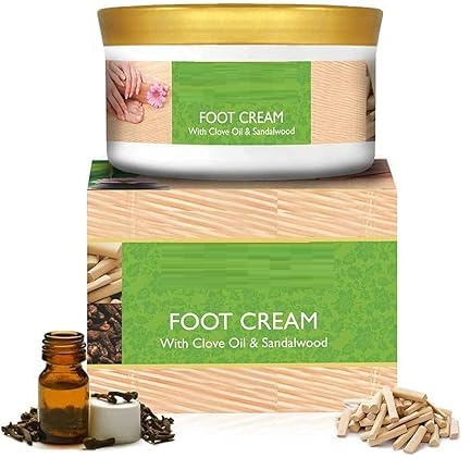 JEVR Crème pour les pieds, clou de girofle et huile de sandale, 150 g