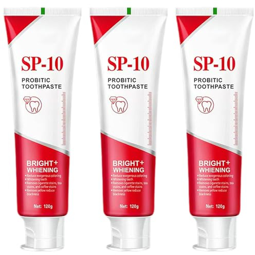Sp-10 Probiotische Zahnpasta SP10 Fluoridfrei 3 Stück