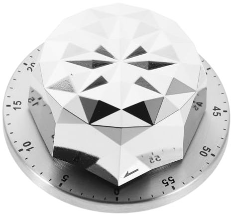 Cabilock Timer Da Cucina in Acciaio Inossidabile Timer Meccanico Per Cucinare Cuocere Al Forno Bollire Uova Studiare La Gestione
