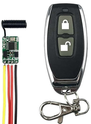DC 3,5V 3.7V 5 12V Mini Funkschalter drahtlose Fernbedienung Schalter schweigt ultra-kleine Miniatur dünne Leistung für Batterie, Lithium-Batterien, Stromversorgung