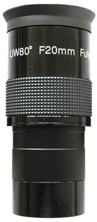 Teleskopzubehör 2 Zoll 80 Grad Ultraweitwinkelokular 15/20/30/40 mm Alluminiumgehäuse mehrfach vergütete astronomische Teleskopokulare(2 inch 20mm)