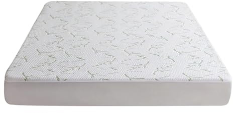 Protector de colchón – Almohadilla de cama suave e impermeable, ropa de cama libre de alergias C0ver con material seguro para la piel | Almohadillas protectoras resistentes F0r apartamentos