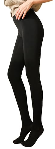 L&K-II Collant termici da donna con fodera interna invernali caldi opachi collant termici coccolosi senza cuciture treggings a vita alta sportivi attillati multicolore 4152, M