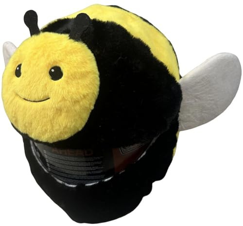 Muteitt Motorradhelm-überzug Niedlicher Biene Aus Plüsch, Motorradhelm-überzug Für Integralhelme, Schutzüberzug Für Motorradhelme, Lustige Helmdekoration