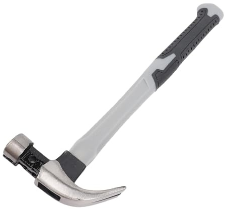 Tomantery Campinghammer, Leichtes Magnetisches Hornwerkzeug aus Kohlefaser für Outdoor- und Bauarbeiten, Langlebiger Campinghammer aus Eisen für Profis (13 Unzen)