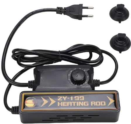 banapoy Mini Riscaldatore per Acquario, Riscaldatore per Acquario Sommergibile da 300W Portatile Piccola Asta Riscaldante con Funzione Termostato Automatico, per Piccolo (Spina Europea 220 V)