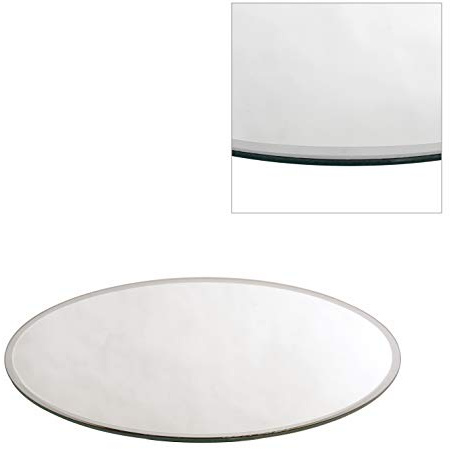 Decor Essentials Round Mirror Plate Wedding Table Centrepieces (40 cm Round)