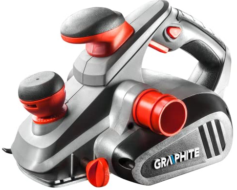 Graphite 59G678 Elektrische Schaafmachine 850w, 82mm Blad, 0-12mm Schaafdiepte