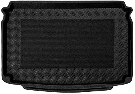 AZUGA Kofferraumwanne mit Antirutsch-Oberfläche passend für Seat Ateca/Skoda Karoq ab 2016 (variabler Boden UNTEN) AZ10052121