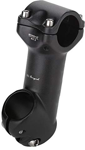 DEWIN Bike Stem,Tige de vélo 45 degrés Alliage d'aluminium Tige Descente VTT Tige de Tube de Vélo en Alliage Aluminium Potence Réglable pour Guidon de Vélo