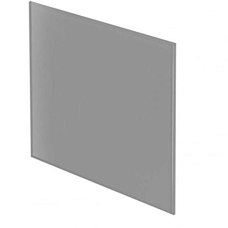 SolaDirect 5 in / 125 mm Bathroom Fan - Extractor Fan for Bathroom and Kitchen - IPX 4 - Turbo with Pull Cord (Grey Glass Matt - TRAX)