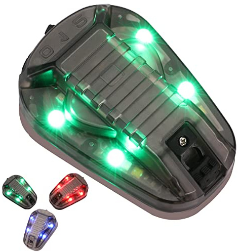 Phoking Tactical Marker Casco Luce di Segnale di Sopravvivenza Luce di Identificazione Militare IR e Visibile LED Casco Strobe Militare IFF Casco Luce per Sport All'aperto
