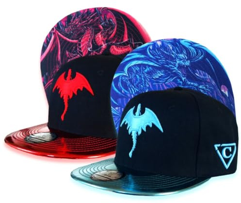 Capiche [99+ VARIATIONEN] Snapback Cap Herren Kappe Baseball Mütze Kunst Unisex Schirm Männer One Size Tattoo Damen
