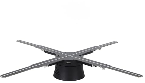 Projecteur Holographique 3D, Ventilateur D'hologramme 3D, Machine D'affichage Publicitaire avec 510 Perles LED et 4 Lames, écran Stéréo 510 X 1400P pour Windows pour Android pour