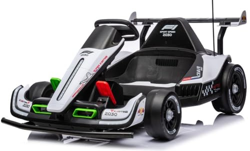 INDALCHESS Formula2 Gokart 24V Drift 15 km/h för barn över 4 år