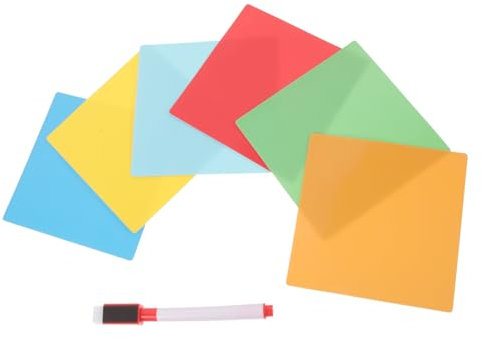 BCOATH 1satz Wiederverwendbare Abwischbare Haftnotizen Für Whiteboards Farbige Notizzettel Zufälliger Whiteboard-stift Selbstklebend Und Einfach Zu Entfernen Für Büro Und Zuhause