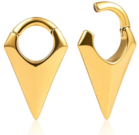 Vankula Ohr Tunnel Gewichte Flesh Ear Weights Hangers Edelstahl für männer damen Ohrpiercing Gestreckte Schmuck 4mm 6mm