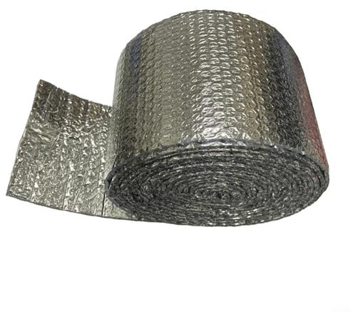 EXTRWORY Rohrummantelung Isolierung Isolierrolle doppelte Luftpolsterfolie Spiralisolierende Luftpolsterfolie für Wasserhahnrohre 15,2 cm x 7,6 m