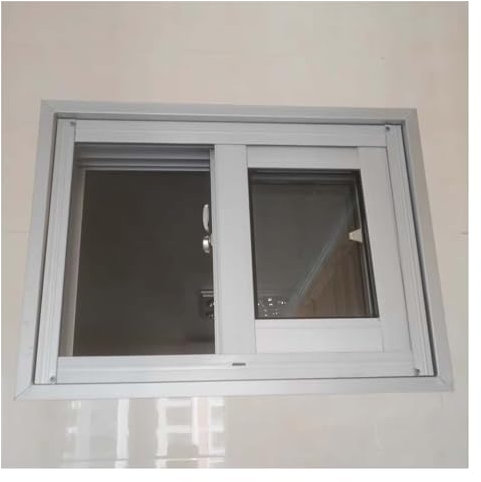 Genérico Ventanas pequeñas for sótano, Ventanas domésticas de Repuesto de Montaje Empotrado for baño/cobertizo/gallinero, Ventana corrediza Horizontal(40x40cm/15.7x15.7in)