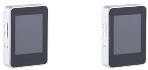 2 set MP3 Digitale 1.8 Schermo Audio Lettore Musicale TF Card Portatile Tasca Running Sport Radio Recorder Multifunzionale Argento 4G