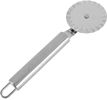 COLLBATH Tagliapizza Rotella in Acciaio Inossidabile, Manico Ergonomico Leggero per Taglio Preciso di Ravioli e Pasta in Cucina e Forno