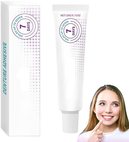 Thermoplastic Denture Adhesive Cream,Denture Fixation Adhesive,False Teeth Adh/esive,De/nture Reliner,Dental Glue for Teeth,De/nture Repair Glue,Tooth Gl/ue for Loose to/oth,Dental Gl/ue