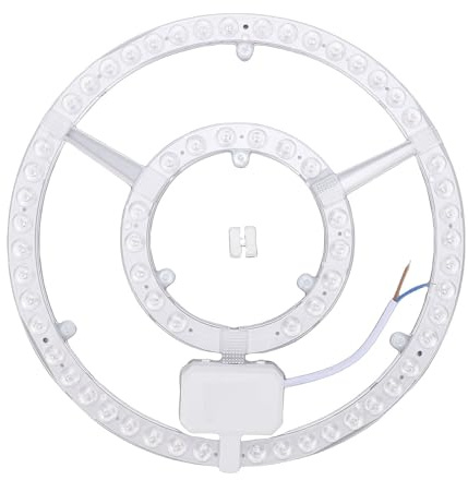 Fafeicy Modulo Plafoniera da 72 W Pannello di Ricambio LED Dimmerabile Rotondo Bicolore per Ventilatori da Soffitto con Adesione Magnetica 12 Pollici