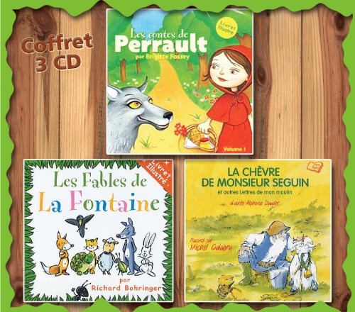Les Contes De Perrault ; Les Fables De La Fontaine ; La Chèvre De Mr Seguin