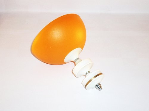 MONOBOLO Weiss mit Henrys Circus Diabolo Halbschale orange