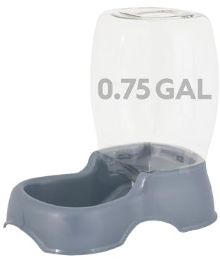 Petmate – Distributeur d'eau, 1 l, couleur : perle blanche