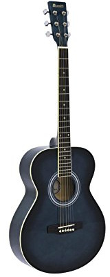 DIMAVERY AW-303 Westerngitarre blauburst | Western-Gitarre 4/4