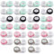 26 Pcs Caja de Lentes de Contacto Kit de Viaje, Stuche para Lentes de Contacto, Estuche para Lentes de Contacto, Estuche de Almacenamiento de Lentillas con Tapas L y R, 5 Colores para Viajar Casa